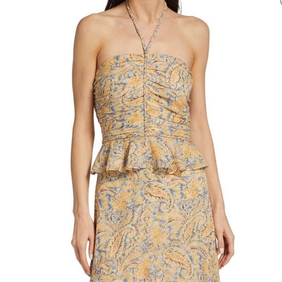 NWT Veronica Beard Arriene Halter Top - Picture 1 of 5